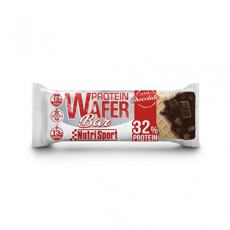 Barrita Protein Wafer, textura crujiente y baja en azucares Barrita Protein Wafer, textura crujiente y baja en azucares