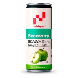 RECOVERY BCAA 3000 MG MANZANA CON CAFEINA (12X330 ML)
